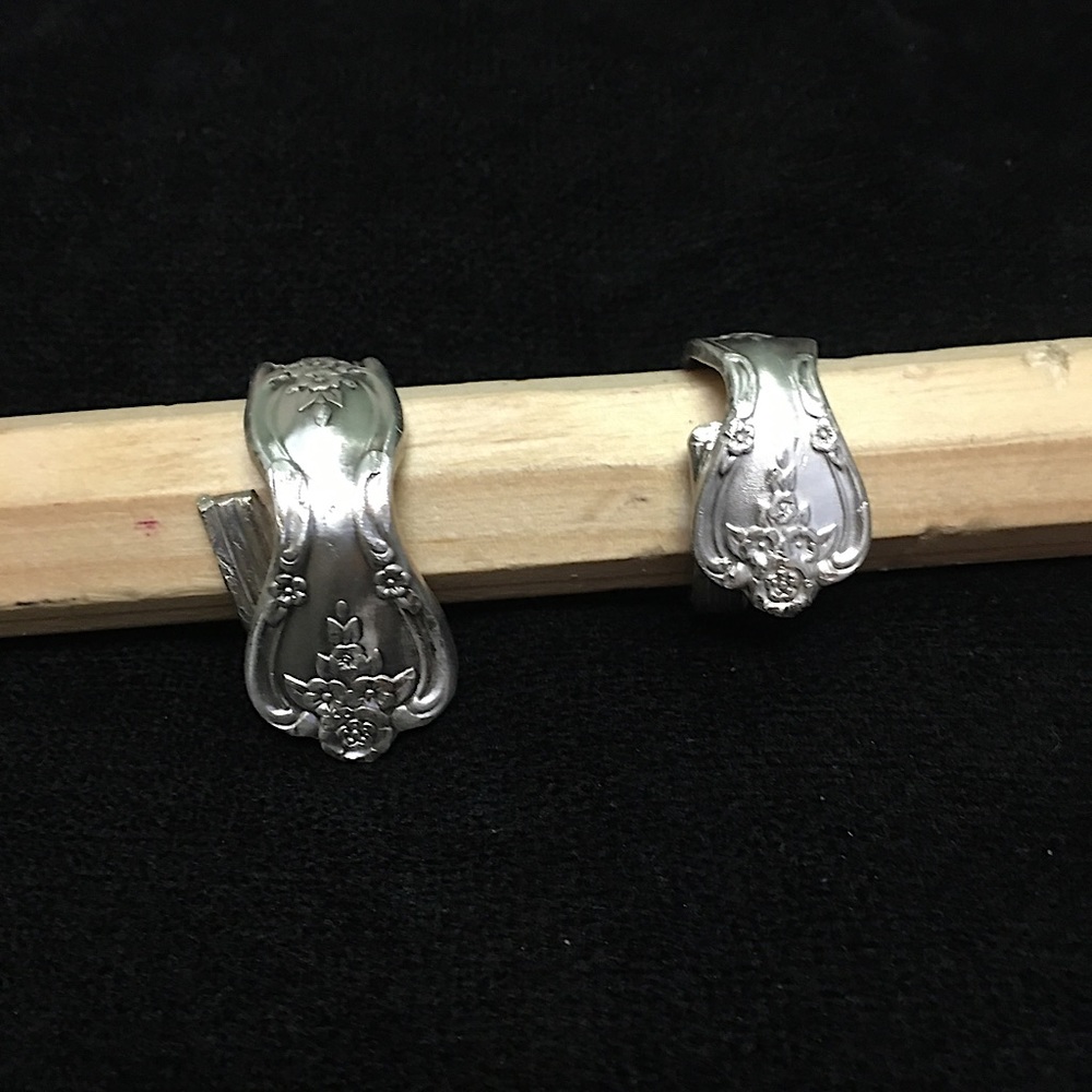 Men and women’s spoon ring set
